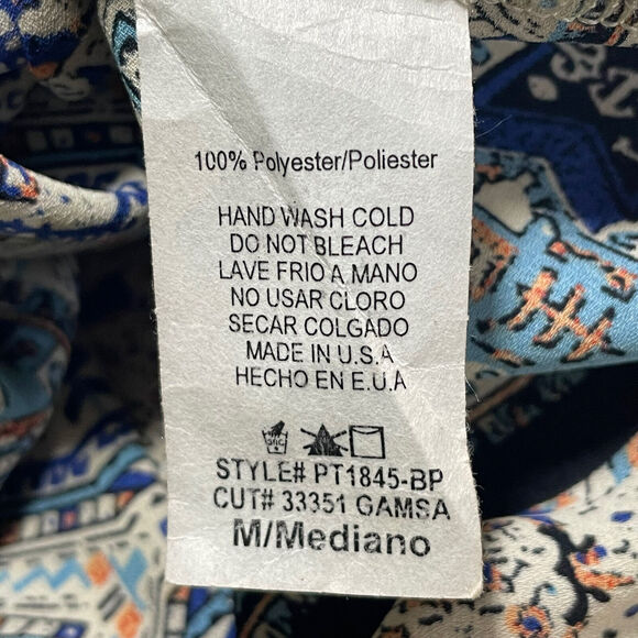 Papermoon by Stitchfix Tunic Top Size M Boho Strappy Back Design Beach Festival - Picture 7 of 8